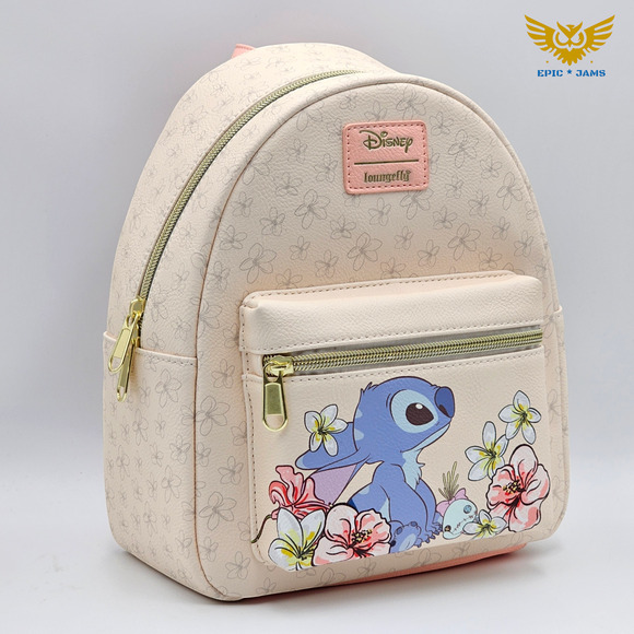 Loungefly Disney Stitch Tropical Flowers Mini Backpack New main image 5